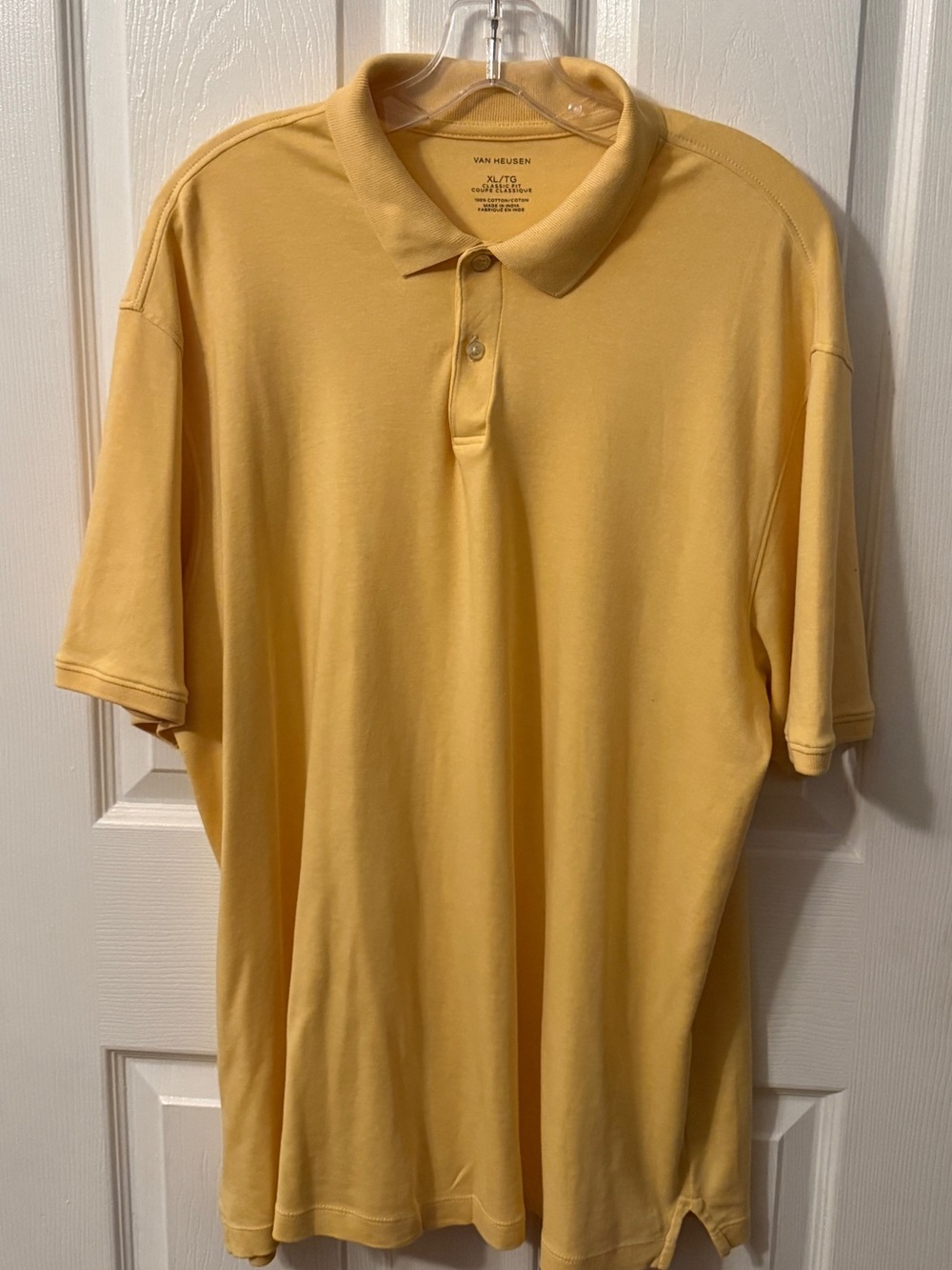 Van Heusen Men’s Pale Yellow Polo Shirt